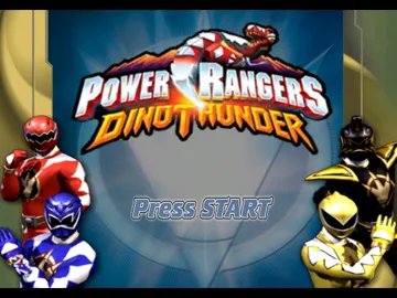 Power Rangers - Dino Thunder screen shot title